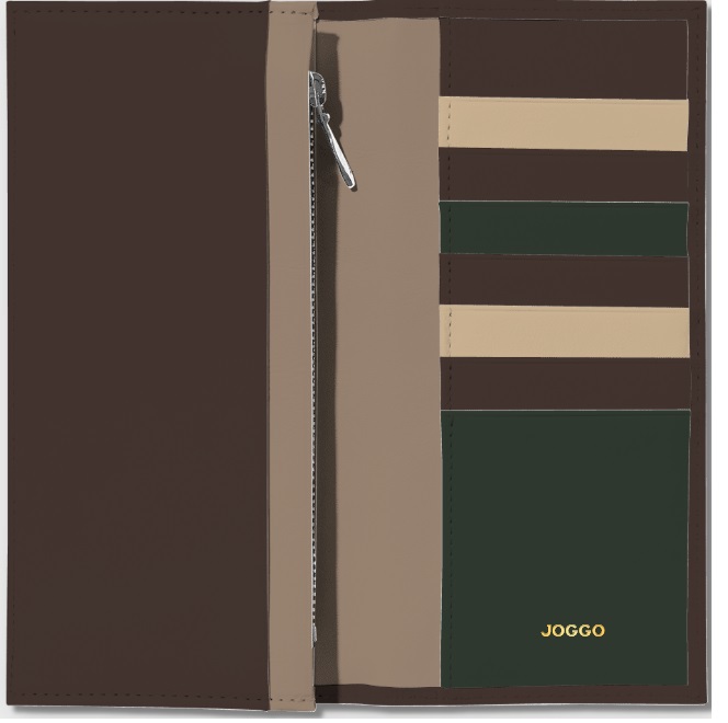 JOGGO(ジョッゴ) 長財布　スプレッソブラウンベース　配色　例